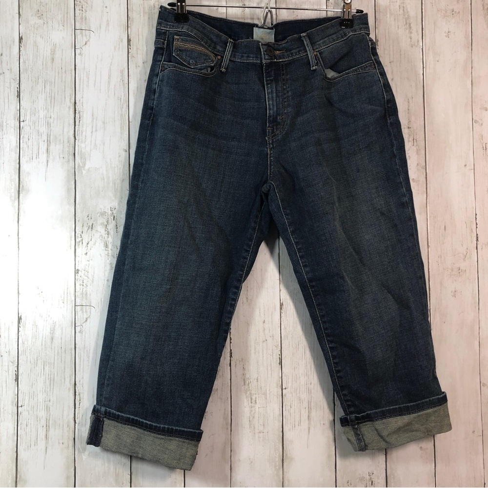 Levi’s 515 Cuffed Denim Capris 8